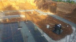 איטום מרתף בהתזה שביצע אמיר מחברת האיטום "האחים תמם"